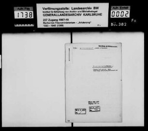 Ettlinger & Genossen, Karlsruhe Lagerbuch-Nr. 1209 Karlsruhe