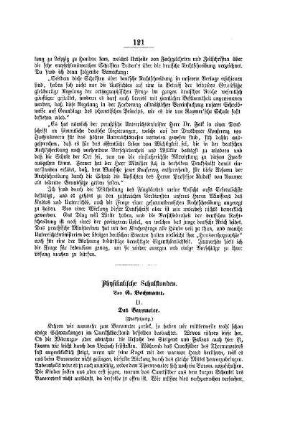 Physikalische Schulstunden : (Fortsetzung)