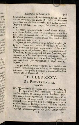 325-333, Titulus XXXV