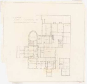 Villa von der Heydt, Berlin-Tiergarten Umbau: Grundriss Kellergeschoss 1:100