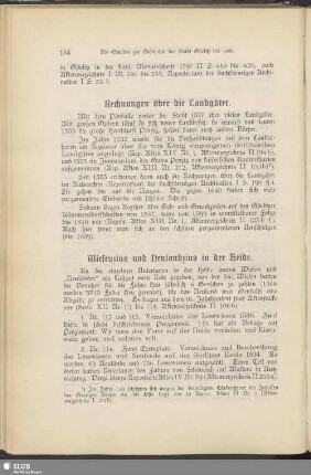Rechnungen über die Landgüter