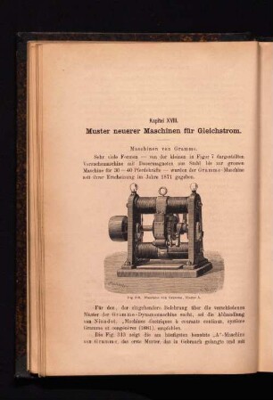 Kapitel XVIII. Muster neuerer Maschinen für Gleichstrom.