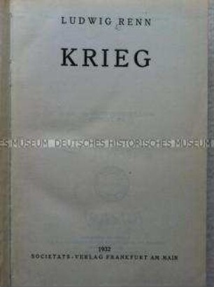 Erlebnisbericht aus dem Ersten Weltkrieg