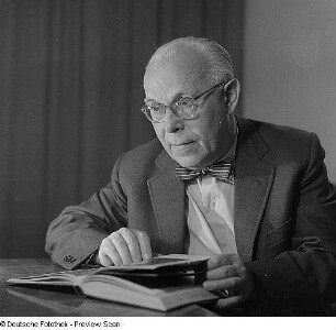 Porträt Prof. Heinz Bongartz, Nationalpreisträger der DDR