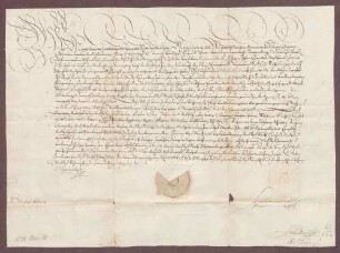 Kaiser Maximilian II. erteilt Johann Kuno von Morschheim, Kanoniker zu Sinsheim, einen Geleitsbrief.