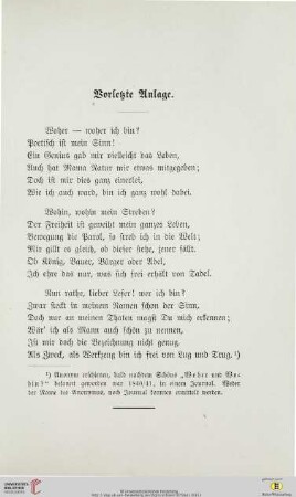 Vorletzte Anlage