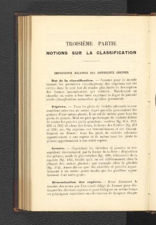Troisiéme Partie Notions sur la classification