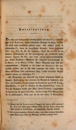 Spinoza's Leben und Lehre