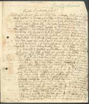 Brief von Karl Traugott Beilschmied an Unbekannt