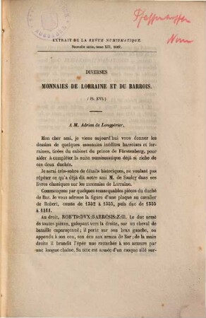 Diverses monnaies de Lorraine et du Barrois