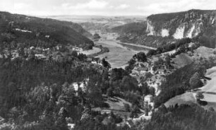 Rathen. Blick vom Gamrig, Ansichtskarte