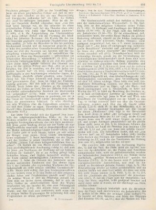 222-223 [Rezension] Pieper, Karl, Neutestamentliche Untersuchungen