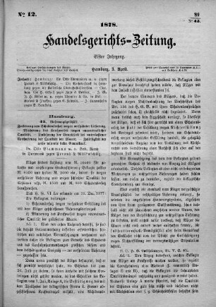No. 12. 3. April 1878