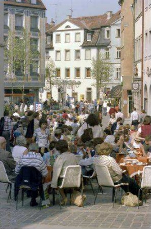 Bamberg: Fußgängerzone am Obstmarkt