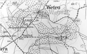 Neschwitz-Saritsch. Meßtischblatt, Sekt. Kloster Marienstern, 1884