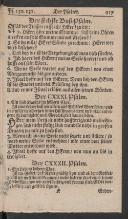 Der sechste Buß-Psalm