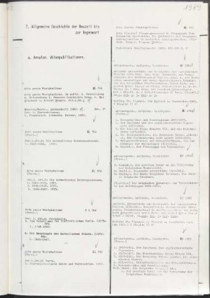 7. Allgemeine Geschichte der Neuzeit bis zur Gegenwart