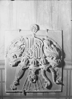 Wappentafel des Grafen Adam zu Schwarzenberg