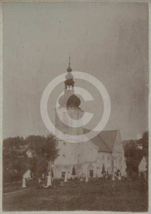 Katholische Pfarrkirche Giersdorf von SW