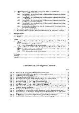 Verzeichnis der Abbildungen und Tabellen