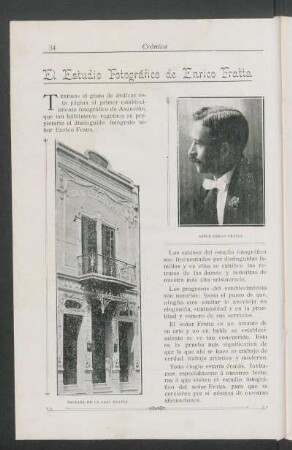 El Estudio Fotográfico de Enrico Fratta