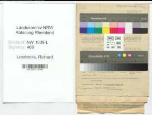 Entnazifizierung Richard Loerbroks , geb. 02.01.1904 (Jurist)
