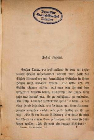 Die Erbgrafen : Roman, 3