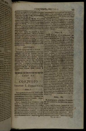 Caput XVI. De Coniugio.