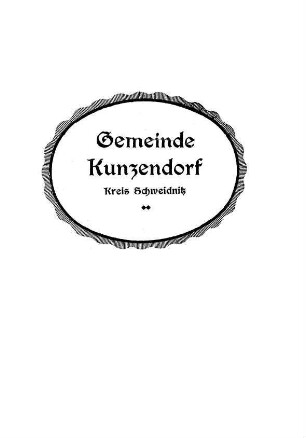 Gemeinde Kunzendorf