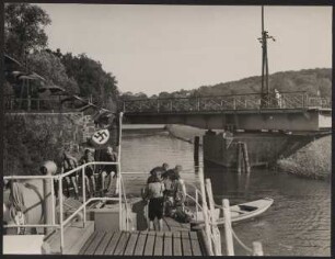 Hitlerjungen auf dem Schulheimschiff "Hans Schemm"