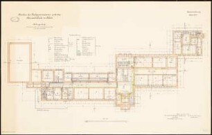 Realgymnasium und Oberrealschule, Tilsit: Grundriss Keller 1:100