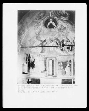 Freskenzyklus — Altarraum — Taufe Christi