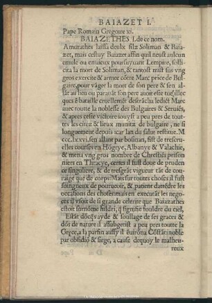 Baiazethes I. de ce nom