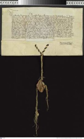 Wenzel, Römischer König und König von Böhmen, bekräftigt die Gültigkeit seines Schiedsspruchs zum Streit zwischen König Wladyslaw II. Jagiello von Polen und dem Hochmeister Ulrich von Jungingen.