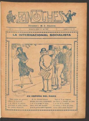 La Internacional Socialista en espera del paro - [Caricatura]