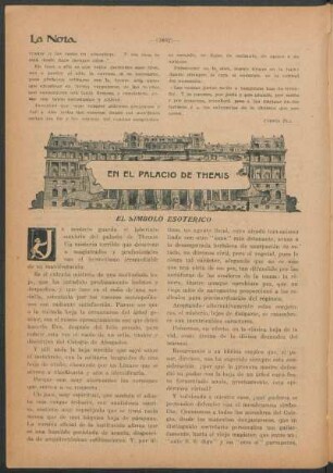 En el palacio de Themis : El simbolo esoterico