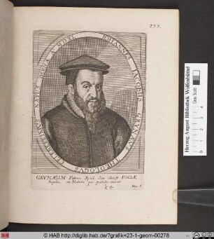 [Iohannes Iacobus Grynaeus].