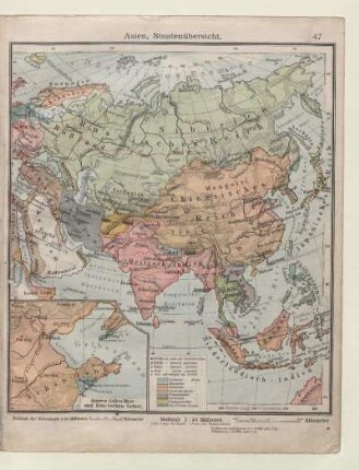 Asien, Staatenübersicht, Inneres Gelbes Meer und Kiau-tschou-Gebiet