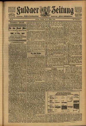 Zweite Ausgabe vom Freitag, den 02. März 1906.