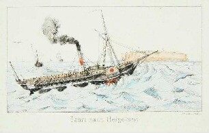 Fahrt nach Helgoland.