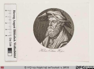Bildnis Helius Eobanus Hessus (eig. Eoban Koch)