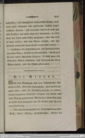 Die Bräune
