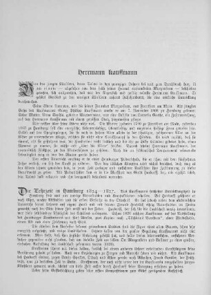 Die Lehrzeit in Hamburg 1824 - 1827