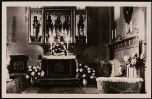 1000jährige Wehrkirche Hohen-Thekla in Leipzig : Altarraum