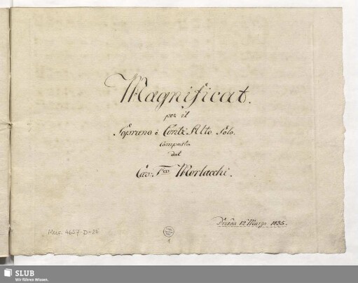 Magnificat - Mus.4657-D-24 : V (3), orch; A