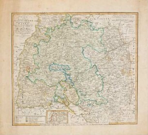 Charte von dem Königreich Württemberg