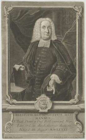 Bildnis des Christophorus Augustus Heumannus