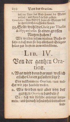 Lib. IV. Von der gantzen Oration