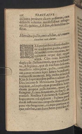 Hereditas pactis, contractibus, & conuentionibus non datur.
