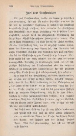 246-256 Zwei neue Trauformulare